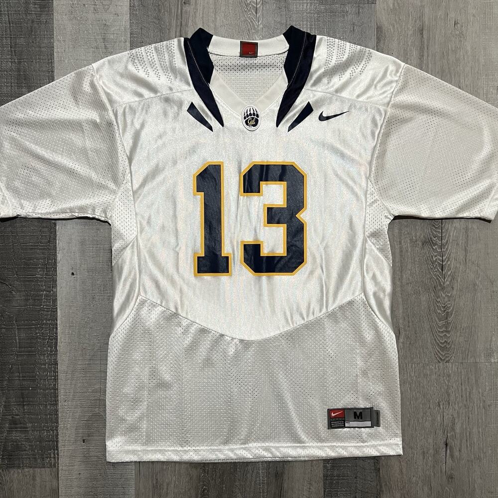 Nike Team White California Cal Golden Bears #13 College Football Jersey M READ!